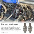 2pcs 3 8 10mm Non Return One Way Check Valve For Fuel Line Oil Petrol Diesel Aluminium