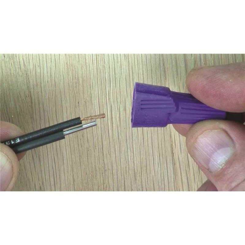 Ideal Industries Inc 30-1765s Twister Al Cu Wire Connector 65 Purple Pack Of 10