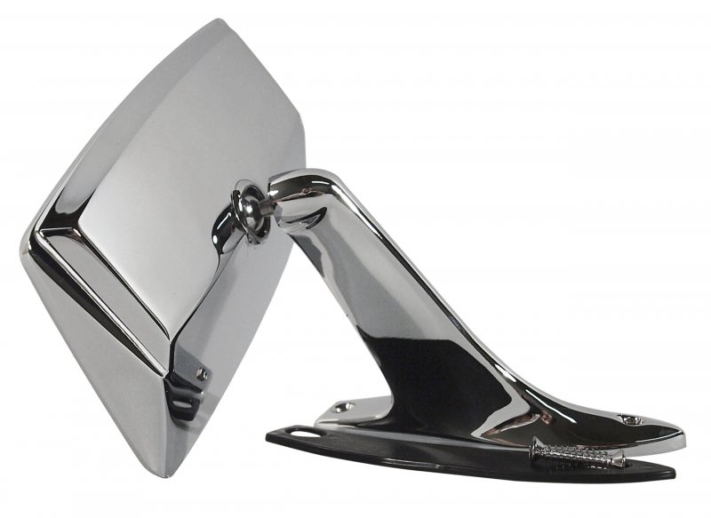 Outside Door Mirror W Mount Kit Driver Side For 1971-1973 Mustang