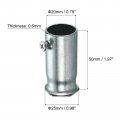 Uxcell Emt Coupling 20mm 13 16 Inch Set Screw Conduit Fittings 50mm Length Electrical Pipe Connector 1 3mm Wall Thick 25pack