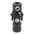 Black Universal Steering Shaft U-joint Coupler 9 16 -26 Spline 3 4 Smooth Round Single 96mm U Joint 