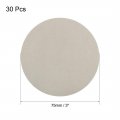 Uxcell 3 Inch Wet Dry Sanding Discs 5000 Grit Hook And Loop Sandpaper Electrostatic Sand Planting Silicon Carbide 30pcs