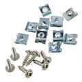 Cicitree 200pcs U Nuts Self Tapping Screw Spire Clips Speed Fasteners Car Auto Motorcycles Accessories