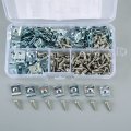 Cicitree 200pcs U Nuts Self Tapping Screw Spire Clips Speed Fasteners Car Auto Motorcycles Accessories
