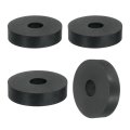 4pcs Thick Rubber Spacer 1-9 16 Inch Od X 1 2 Id 3 8 Thickness Round Bushings Anti Vibration Flat Washers For Home Industrial 