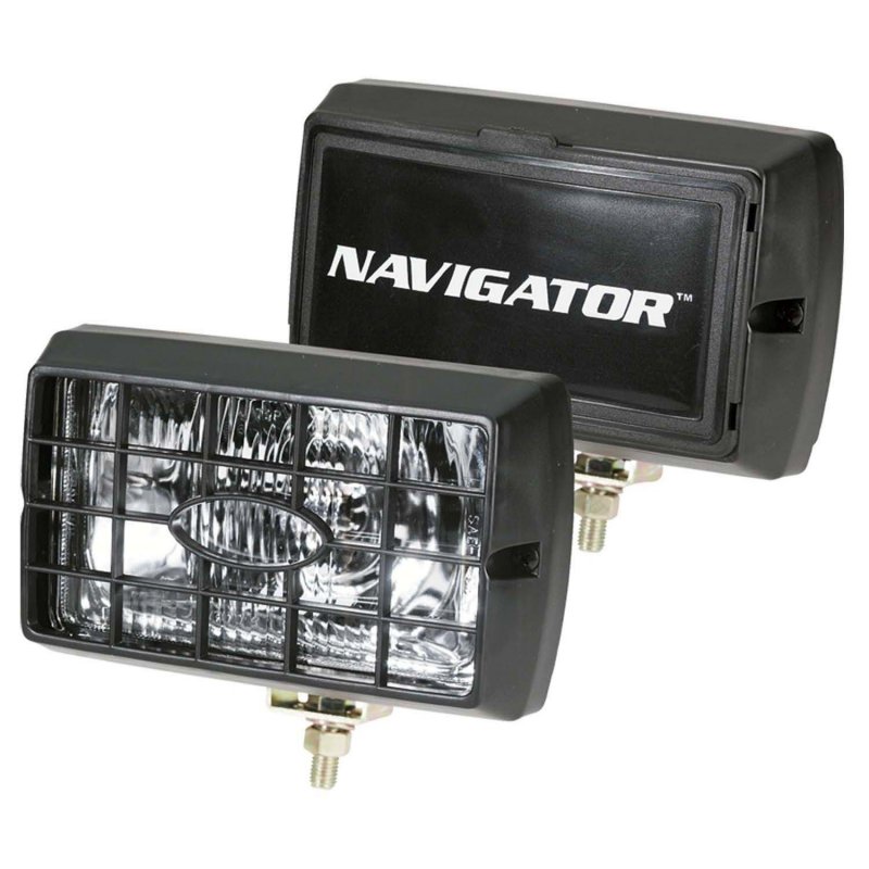 Navigator Nv-1204 X 6 Clear Fog Light With Stone Guard And Cover