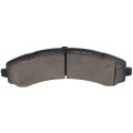 Rear Ceramic Disc Brake Pad Set D2224 For Ram 3500 6 4l And 7l 2019 2025 4 Piece With Hardware
