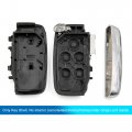 X Autohaux 2pcs 5 Buttons Car Key Fobless Entry Remote Control Key Case Shell For Range Rover Discovery 4 Replacement Kobjtf10a