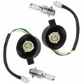 Caltric Left Or Right Headlight Socket And Led Bulb Compatible With Yamaha Yfz450 2004-2017