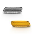 Chrome Full Amber Light Led Front Side Marker Lights For 1992-2000 Lexus Sc300 Sc400 Turn Signal Lamp Assembly Stable Green In 
