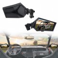 Side Rearview Mirrors For Polaris General 1000 4 Xp And Adjustable Folding Breakaway Design 2 Piece Set 
