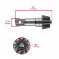 Caltric Front Differential Gear Pinion Kit Compatible With Polaris Ranger Crew 800 4x4 Efi 2010 10