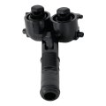 Headlight Washer Nozzle Passenger Side For Volkswagen Eos 2007 2008 2009 2010 Replacement 1k6955104 Black Plastic Standard 
