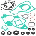 Complete Engine Top Bottom End Gasket Oil Seal Kit For Honda 1992 To 2007 Expert Cr80 Cr85 12191-gs2-620 
