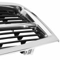 Ch1200274 Factory Style Front Bumper Grill Grille Assembly Compatible With Dodge Durango 2004-2006 Chrome Black