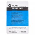 Niche Brake Pad Set For Yamaha Vmax Fz8 Yzf R6 5sl-25805-00-00 4c8-25805-00-00 Front Ceramic 4 Pack