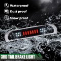 G-plus Led Third Brake Light Compatible With 2002-08 Dodge Ram 1500 2003-09 2500 3500 3rd Bar Cargo Lamp Type I Black Housing