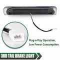 G-plus Led Third Brake Light Compatible With 2002-08 Dodge Ram 1500 2003-09 2500 3500 3rd Bar Cargo Lamp Type I Black Housing