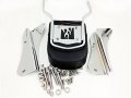 Smt-flame Backrest Sissy Bar Compatible With 2001-2006 Honda Shadow Spirit 750 Vt750 B00rudyzii