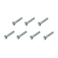 Cap Screws 5 16-24 By 1 In Steel Hex Head External Drive Zinc Plated Chrome Finish Fine Unf Thread Grade 7 Pieces 