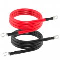 4 Awg Battery Cable 4awg Gauge Pure Copper Inverter Cables With 3 8 In Lugs Both Ends Power Wire Set For Automotive Solar 