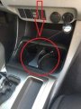 Easy Installation Replacement Center Console Cup Holder Separator Insert Divider For 2005-2015 Toyota Tacoma Models And