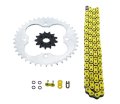 Fits Honda Trx400x 520-94 Yellow O Ring Chain Sprocket Silver 13 39 