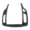 Central Control Navigation Frame Cover For Nissan 370z 2009 2020 Carbon Fiber Grain Center Console Trim Txtz09 Black 