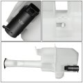 To1288103 Factory Style Car Windshield Washer Reservoir Tank Cap Fluid Pump Compatible With Toyota Camry 95-96 White