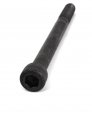 Uxcell M10x120mm 12 9 Alloy Steel Hex Socket Screws Partially Threaded Bolt Black 5pcs