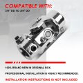 Universal 3 2 Inches Length8 Degree Working Angel Single Steering Shaft U Joint 4 Dd X 3 Stainless Steel