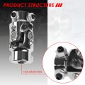 Universal 3 2 Inches Length8 Degree Working Angel Single Steering Shaft U Joint 4 Dd X 3 Stainless Steel