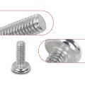 100 License Plate Screws For Toyota Honda Lx Silver