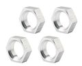 All18292 10 5 8 In 18 Rh Small Hex Steel Jam Nuts Zinc Alloy 4 Pieces 