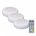 Westek Bl-pcct-w3 Adjustable White Puck Light No Size 3 Pack 