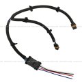Dual Cooling Radiator Fan Motor Wiring Harness With 4 Pin Male Pigtail Connector Fit Corvette Camaro