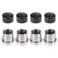 4pcs 2 441 Universal Stainless Steel Boat Trailer Bearing Protector Cap With Dust Cover 