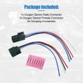 Uxcell Male And Female 4-way Oxygen Sensor Connector Kit W Pigtail Wiring Repair Harness For Nissan Pathfinder 2005-2012