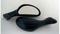 Spi Sm-12144 Deluxe Style Mirrors For Zx Chassis Snowmobiles Pair Convex Glass Windshield Mount Replaces 517-3024-71 72 And 
