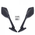 Motorcycle Rearview Mirror Carbon Fiber Long Stem Side For Yamah 15-21 Yzf-r3 14-21 Yzf-r25 15-20 Nmax 125 155 P N