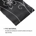 Uxcell Waterproof Peel And Stick Decorative Tape Self Adhesive 3 94 W X 16 4 L Pvc Removable For Wall Edge Black With Flowers