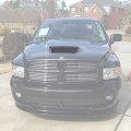 G-plus Hood Scoop Molding Bezel Compatible With Dodge Ram 1500 Srt 2004-2005 Replacement Yl23tzzab 4 Retainer Nuts Included