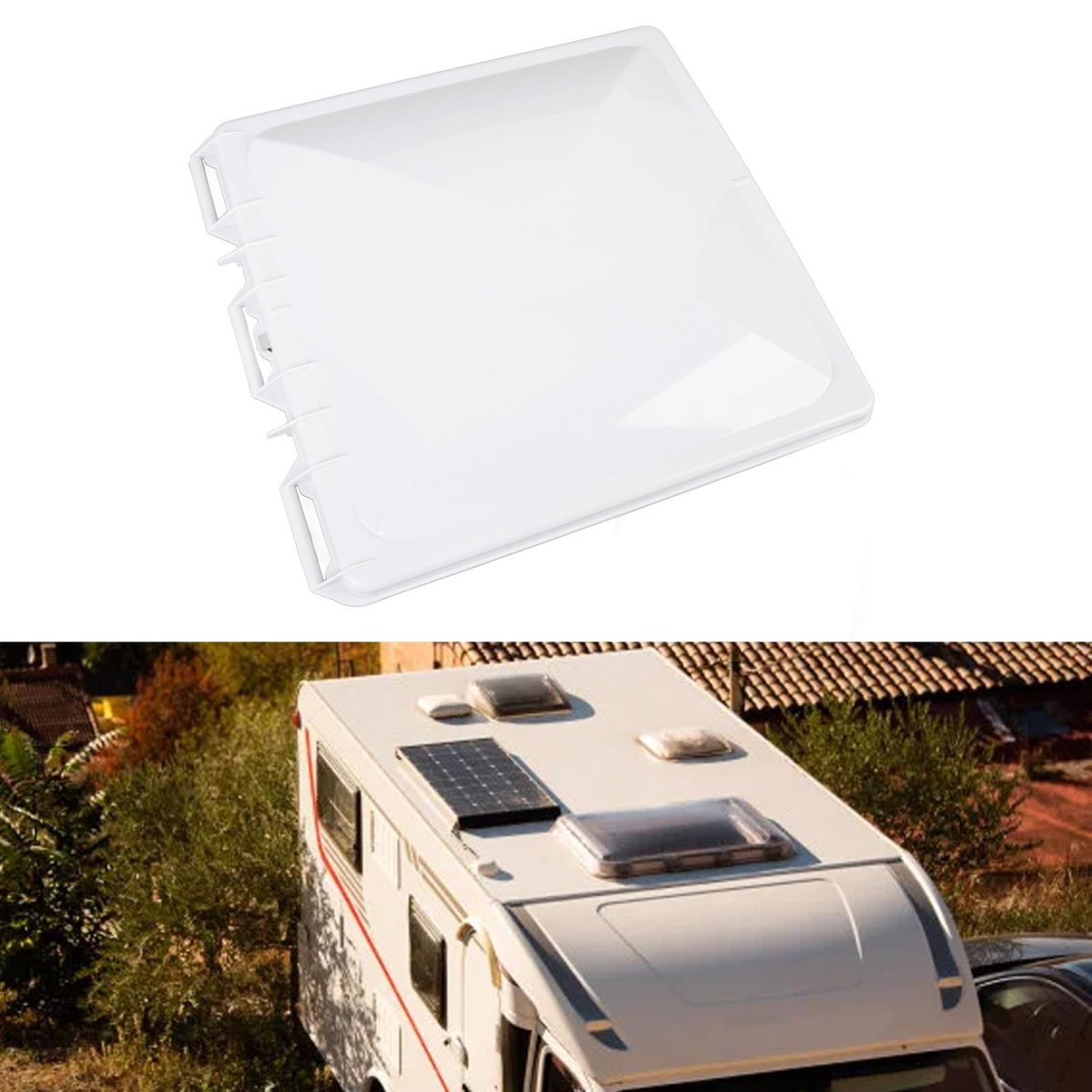Rv Roof Vent Lid High Flowilation Replacement For Trailer Bus Yacht 13 X Inch Vent