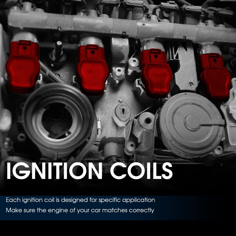 Ignition Coil Replacement For Audi A3 A4 A5 A6 Q3 Tt Quattro Q5 Volkswagen Jetta Passat Golf Tiguan Beetle Rabbit Cc Eos Gli