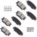 Brake Pad Sets 8pcs For Lexus Hs250h 2010-2012 For Toyota Rav4 2006-2018 D1210 D1212 