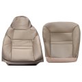 Front Driver Bottom Top Lean Back Replacement Leather Seat Cover Tan For Ford Excursion Limited Xlt 2000 2001 