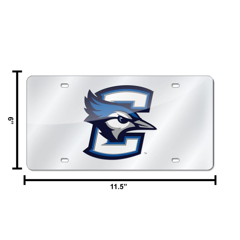 Rico Ncaa Creighton Bluejays Laser Inlaid Metal License Plate Tag Silver