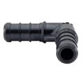 Rv Plumbing Fittings 3 8 In Barbed Elbow 90 Degrees Right Angle Adapter 5 Pack Nsf Certified Plastic Watertight Connection