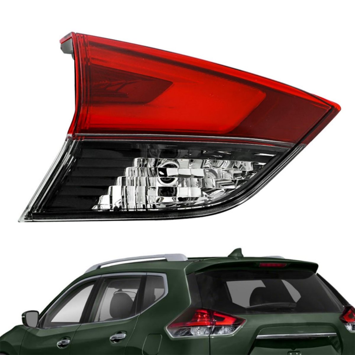 Tail Light Assembly For Rogue 2017 2018 2019 Left Driver Side Brake Replacement 265556fl5d Clear Red Lens