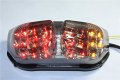 Httmt Mt309- Led Tail Light Turn Signals Compatible With Yamah Fazer Fz1 2006 2007 2008 2009 2010 Smoke